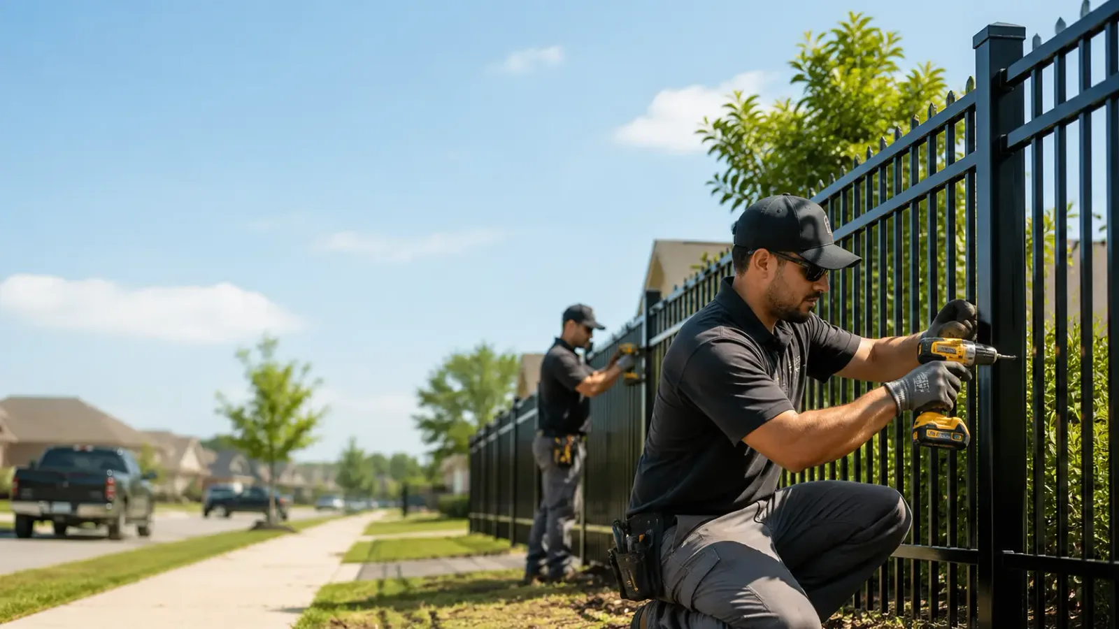 Metal Fence Installation in Philadelphia, NY
